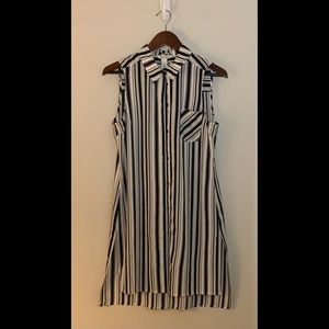 White House Black Market Striped Tunic